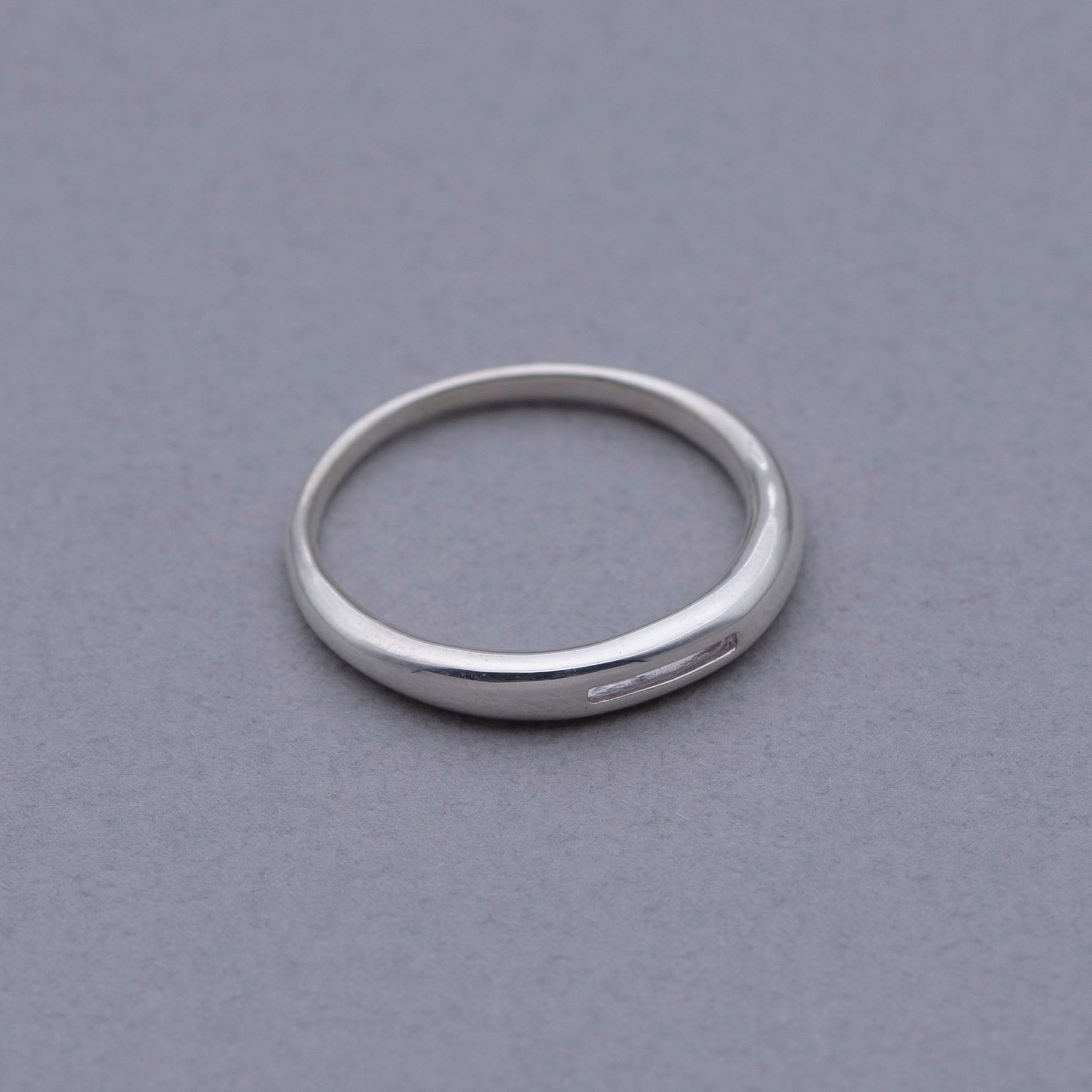 Square space ring Silver