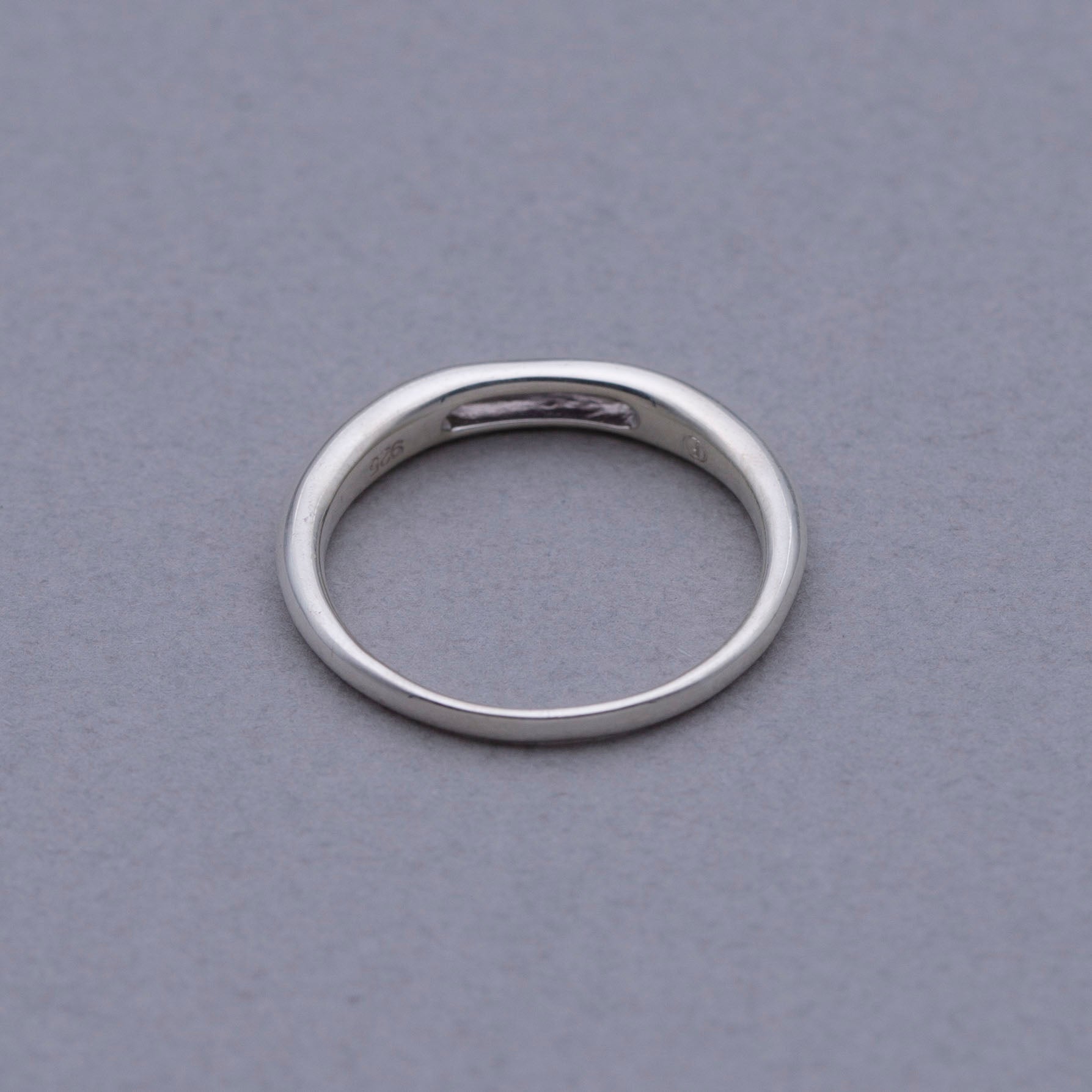 Square space ring Silver
