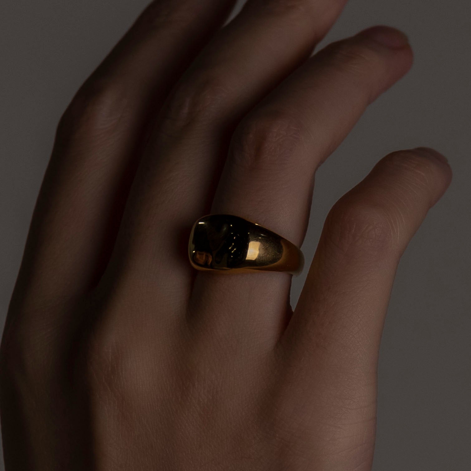 Square ring Gold