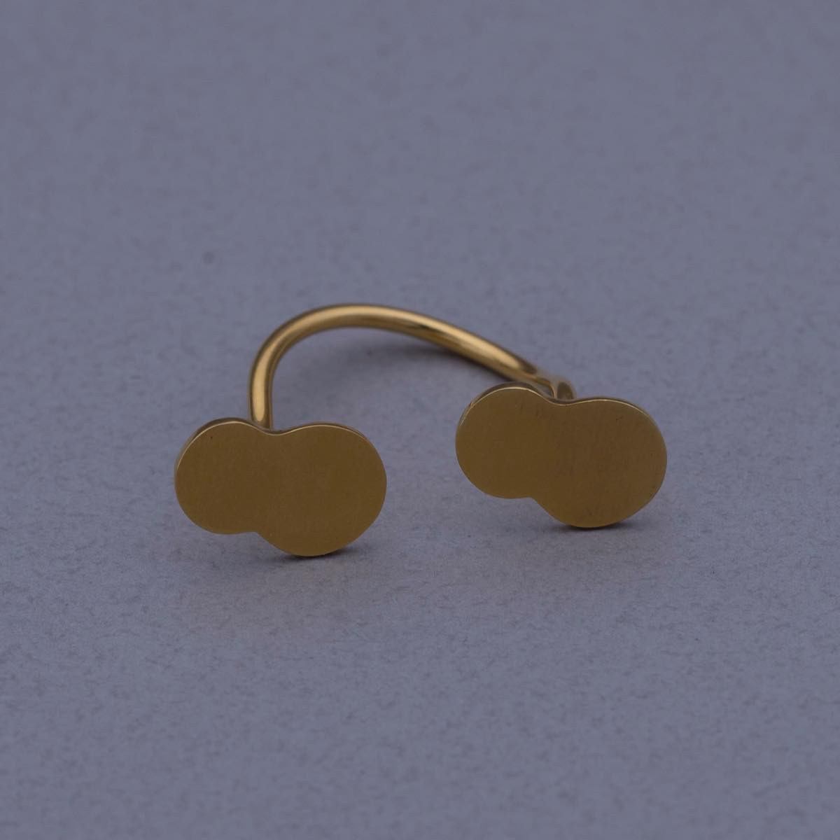 Whimsy ring nuts gold