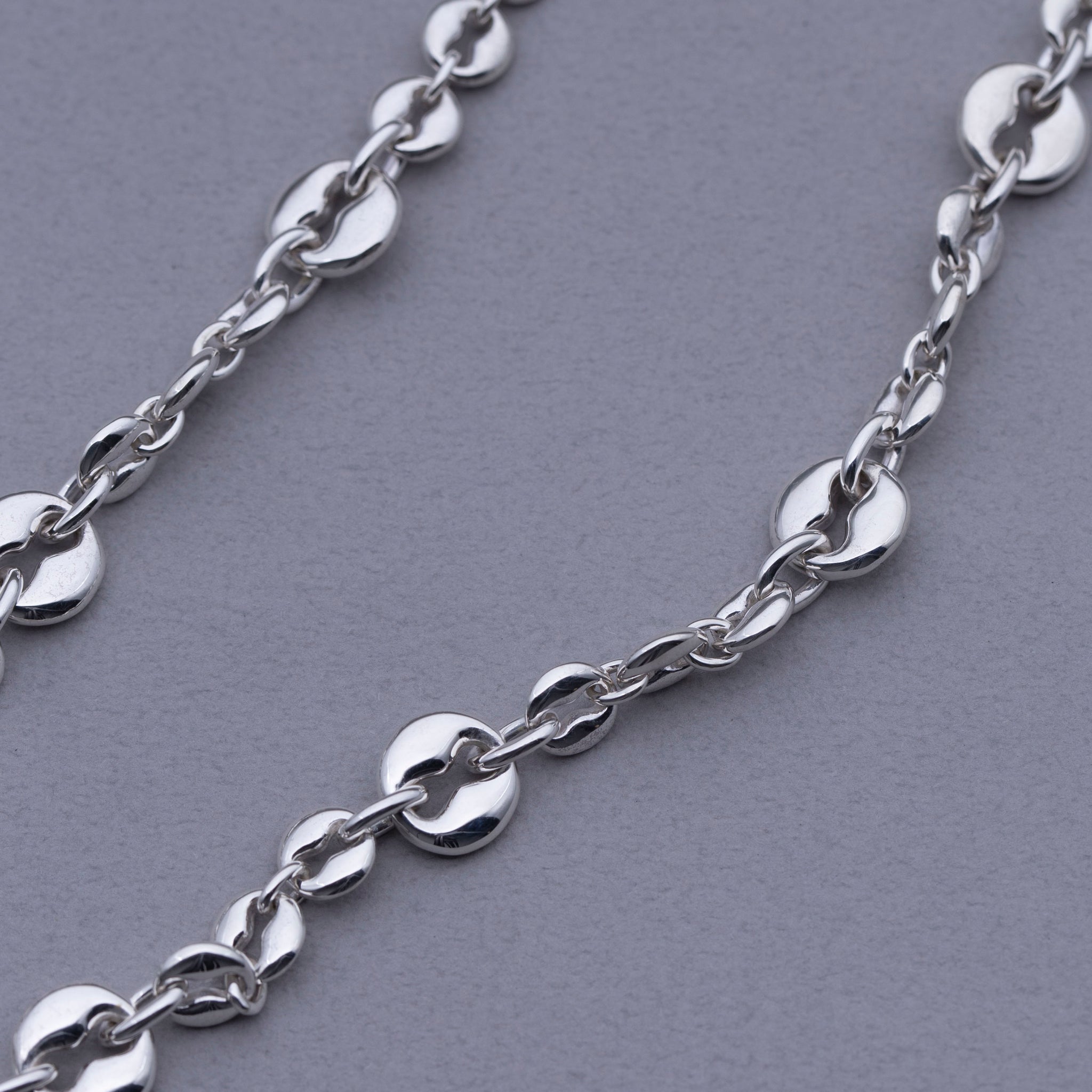 8hole necklace Silver