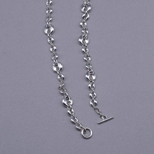 8hole bracelet chain ring Silver