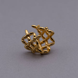 2 Frower net ring Gold