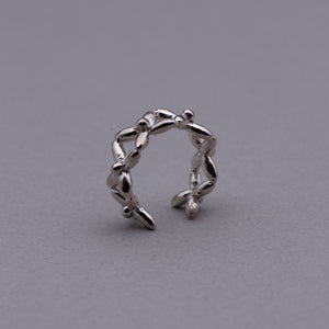 Frower net ring Silver
