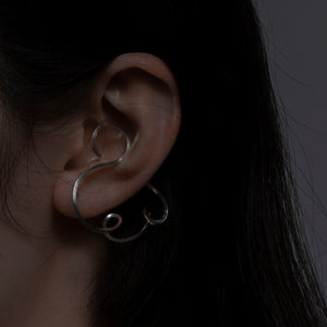 Candy loop earcuff Silver